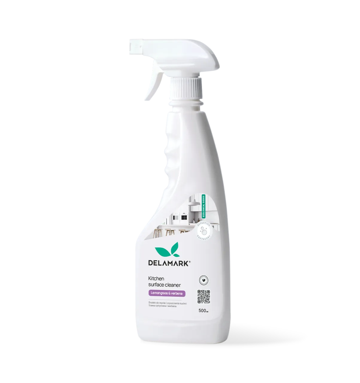 Čistič kuchyňských povrchů, citronová tráva a verbena 500 ml